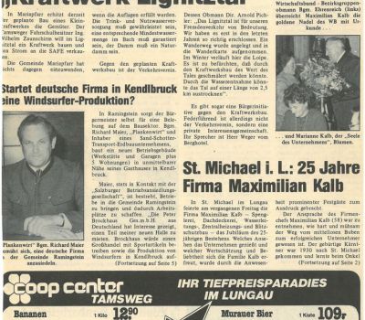 St. Michael: 25 Jahre Firma Maximilian Kalb